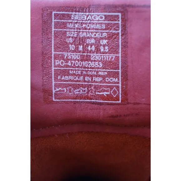Ronnie Fieg Sebago Docksides Boots Light Brown Chukka Moccasin 10 M