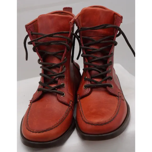 Ronnie Fieg Sebago Docksides Boots Light Brown Chukka Moccasin 10 M
