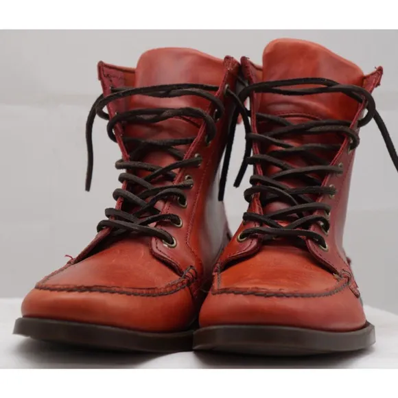 Ronnie Fieg Sebago Docksides Boots Light Brown Chukka Moccasin 10 M