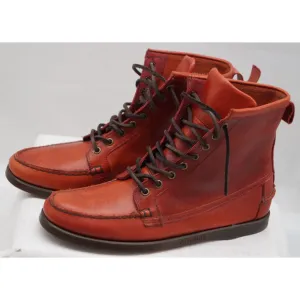 Ronnie Fieg Sebago Docksides Boots Light Brown Chukka Moccasin 10 M
