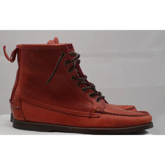 Ronnie Fieg Sebago Docksides Boots Light Brown Chukka Moccasin 10 M