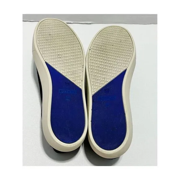 Rothy’s The Sneaker Honeycomb Knit Textured Slip On Shoes Flat Black Womens 11.5