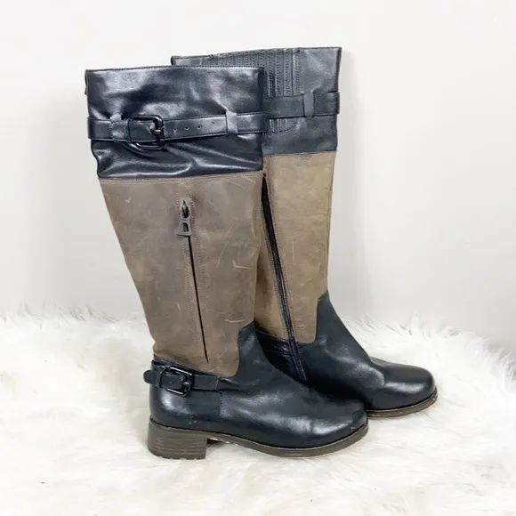 RUDSAK Two-Toned Leather Riding Boots Size 40