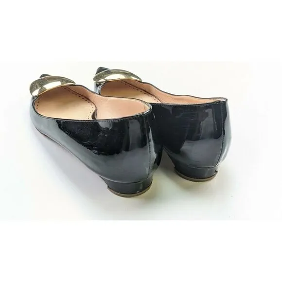 RupertSanderson Bedfa Patent Leather Flats Sz 37