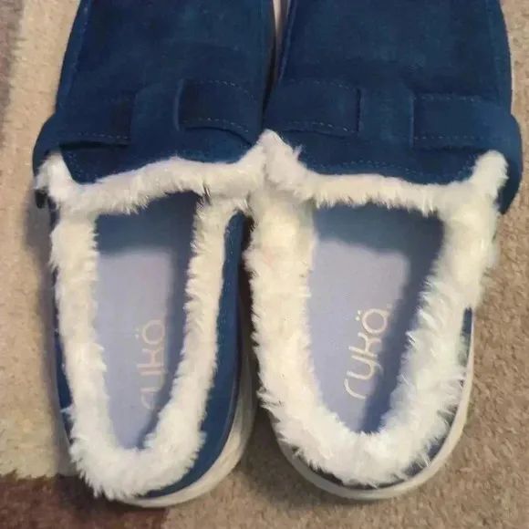 Ryka Womens Lillianna Suede Slip On Moccasins