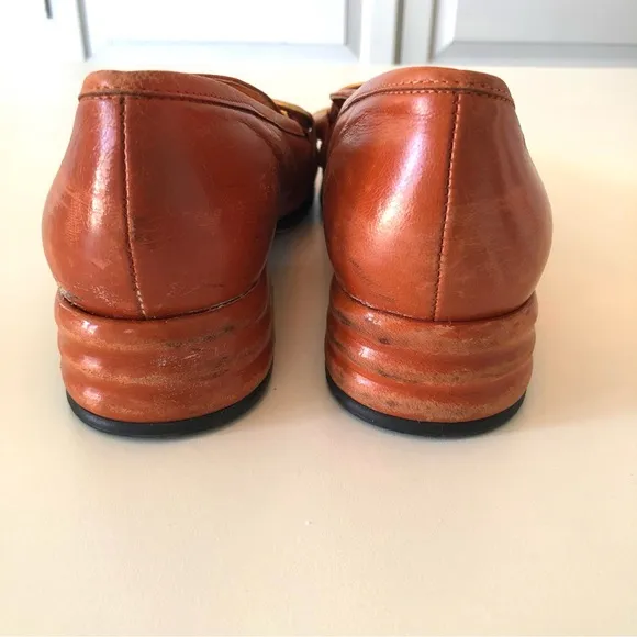 Saint G New York Emanuelle Women’s EU 37 (6.5-7) Leather Slip On Loafers Shoes