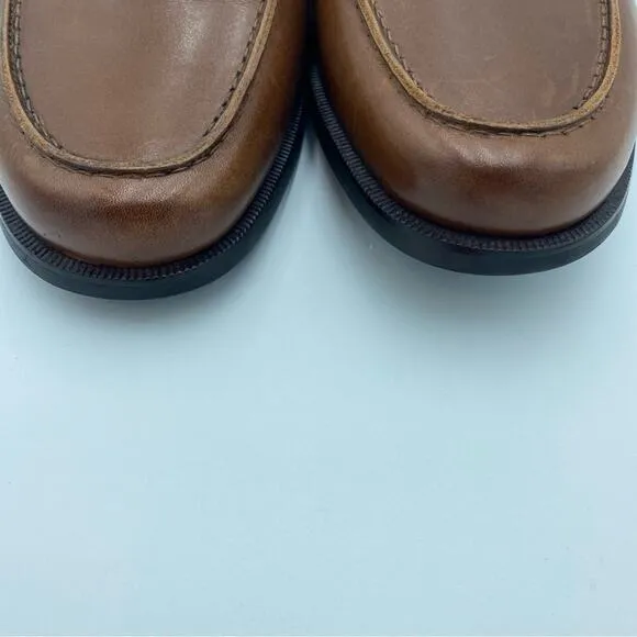 Saks Fifth Avenue Made In Italy Leather Venetian Oxford Loafers Size 11.5