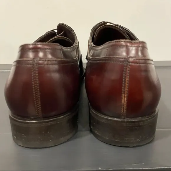 SALVATORE FERRAGAMO Men's Lanier Lace-Up Derby Shoes - Brown Size 10.5