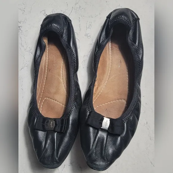 Salvatore Ferragamo My Joy Ballet Flats balletcore shoes black size 8.5