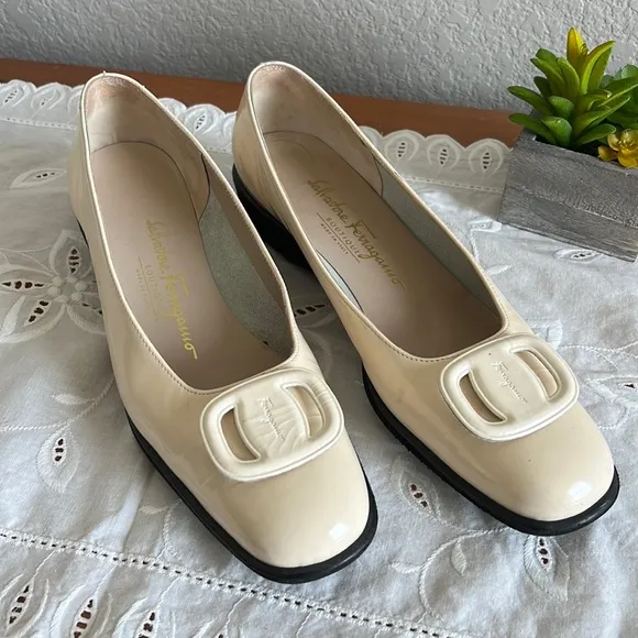 Salvatore Ferragamo Patent Leather Flats