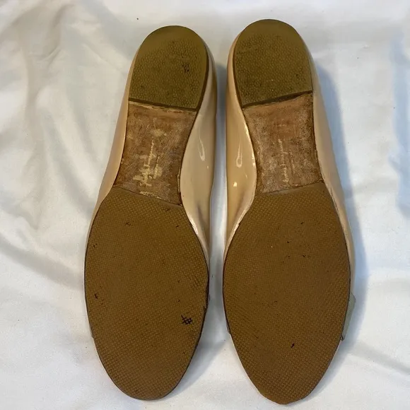 Salvatore Ferragamo Patent Leather Vera Bow Flats
