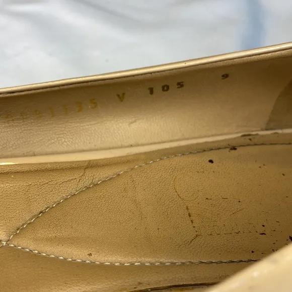 Salvatore Ferragamo Patent Leather Vera Bow Flats