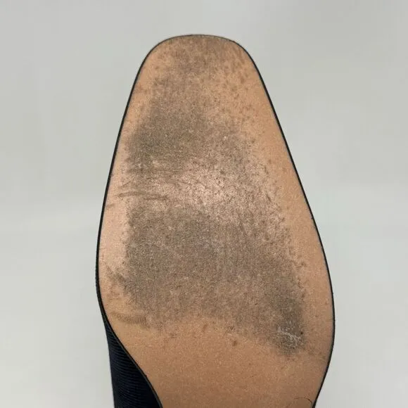 Salvatore Ferragamo Shoes Womens 6.5 B Blue Textured Suede Pumps Heels Italy