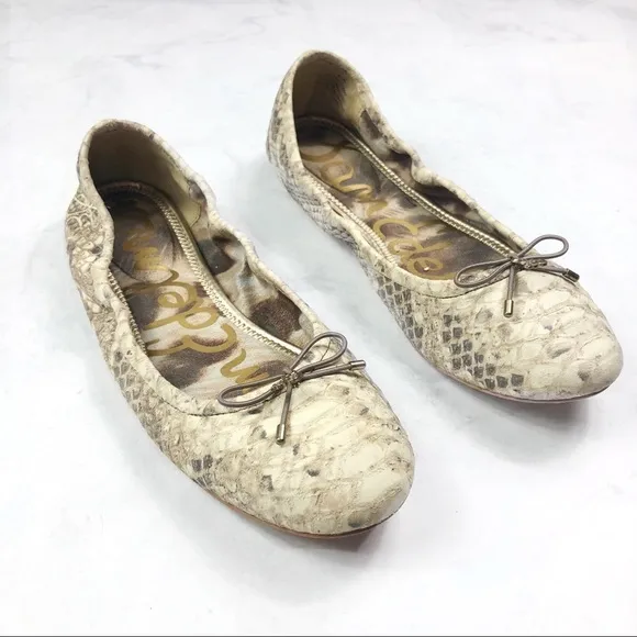 [Sam Edelman] Classic Tan Flats