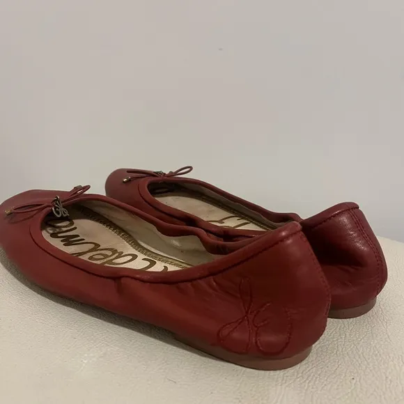 Sam Edelman (Felicia Burgundy Leather Ballet Flats Women’s size 8