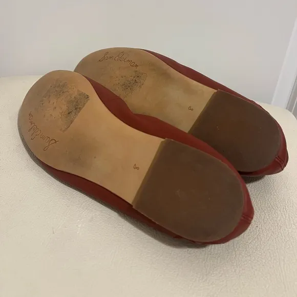 Sam Edelman (Felicia Burgundy Leather Ballet Flats Women’s size 8