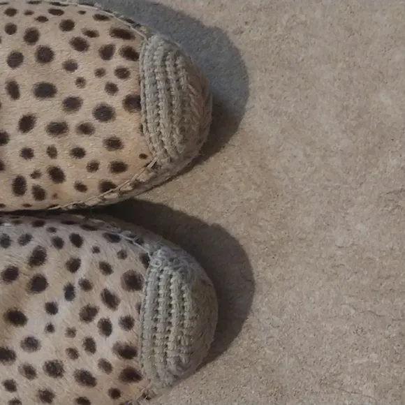 Sam Edelman Kesia Animal Print Espadrille Slip on  Flats Size 7 M