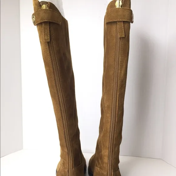 Sam Edelman Penny Suede Leather Tall Tan Boots 6