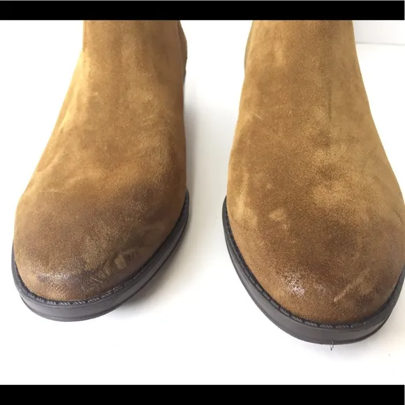 Sam Edelman Penny Suede Leather Tall Tan Boots 6