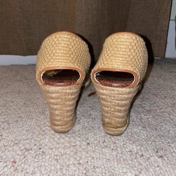 Sam Edelman Snakeskin Wedges Cute Comfy Luxury Espadrille Trendy Summer Spring