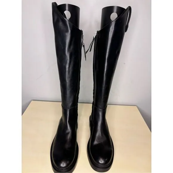 Sam Edelman Women's Leather Knee-High Fable Boots Black Size 5M