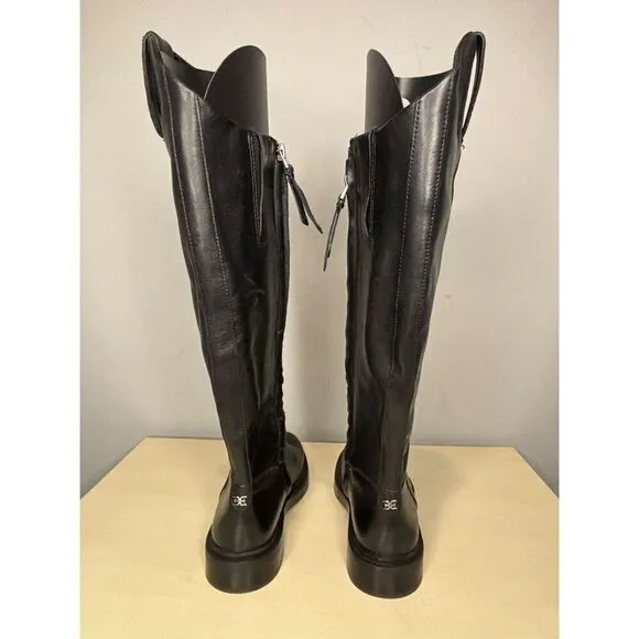 Sam Edelman Women's Leather Knee-High Fable Boots Black Size 5M