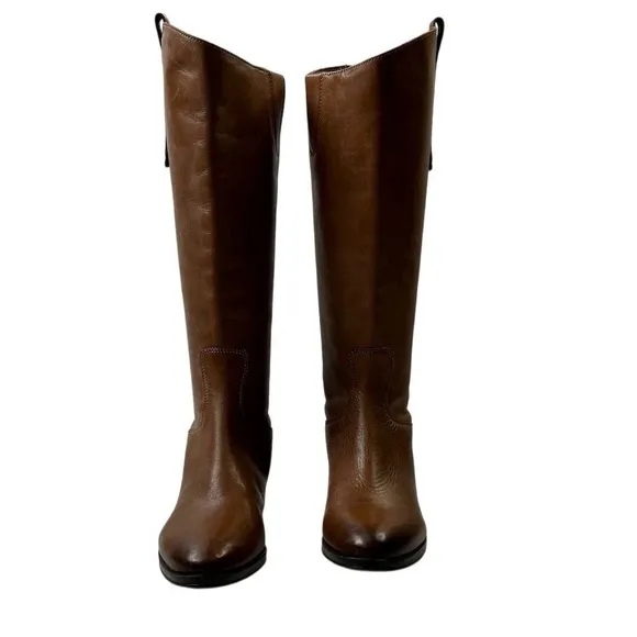 Sam Edelman Women's Penny Brown Leather Riding Boots Size 7