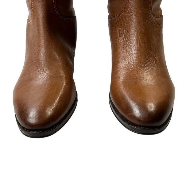 Sam Edelman Women's Penny Brown Leather Riding Boots Size 7