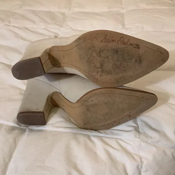 SAM EDELMAN, heeled boots, 7.5 ,
