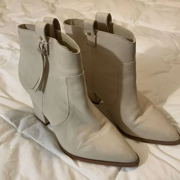 SAM EDELMAN, heeled boots, 7.5 ,