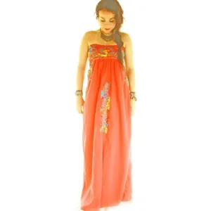 San Antonino Mexican Dress Embroidered