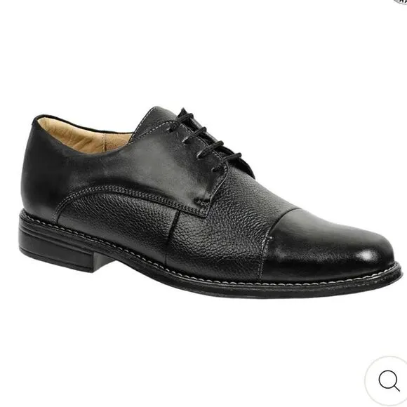 SANDRO MOSCOLONI STRAIGHT TIP BLUCHER DERBY MAXWELL, Black, 13, NWOB