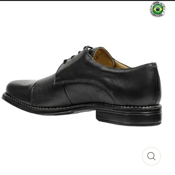 SANDRO MOSCOLONI STRAIGHT TIP BLUCHER DERBY MAXWELL, Black, 13, NWOB