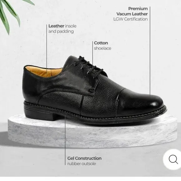 SANDRO MOSCOLONI STRAIGHT TIP BLUCHER DERBY MAXWELL, Black, 13, NWOB