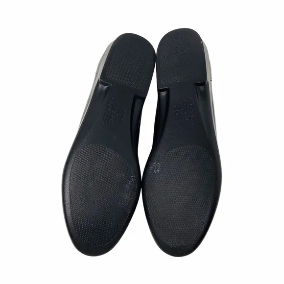 SAS Metro Loafers Women’s 7 Narrow Black Patent Leather Horsebit Slip On Shoes