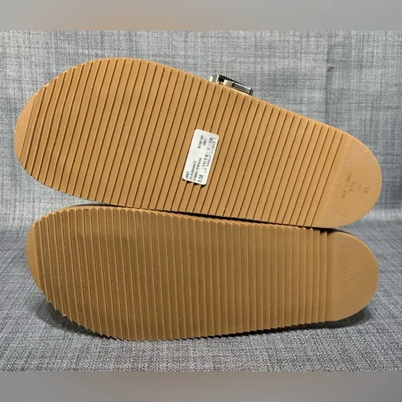 SCHUTZ Grace Brown Leather Clog Style Flats