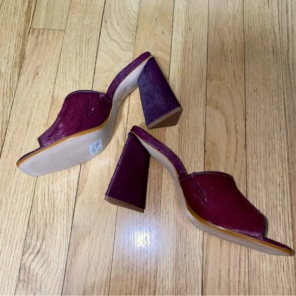 SCHUTZ Leather   Fur Sandals