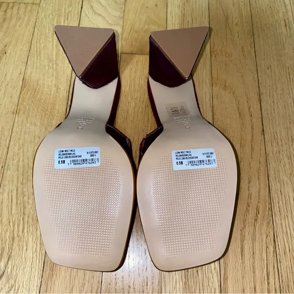 SCHUTZ Leather   Fur Sandals