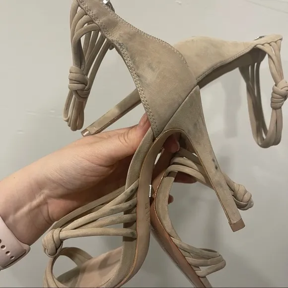 Schutz Suely Nubuck Strappy Sandal 9.5