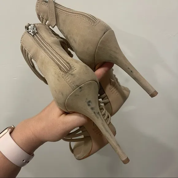 Schutz Suely Nubuck Strappy Sandal 9.5