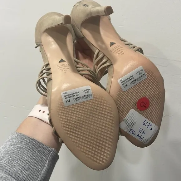 Schutz Suely Nubuck Strappy Sandal 9.5
