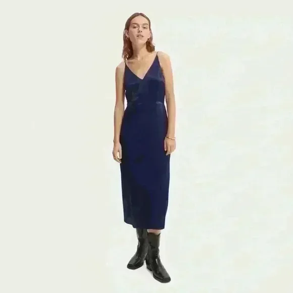 SCOTCH &amp; SODA Lustrous Slip Dress