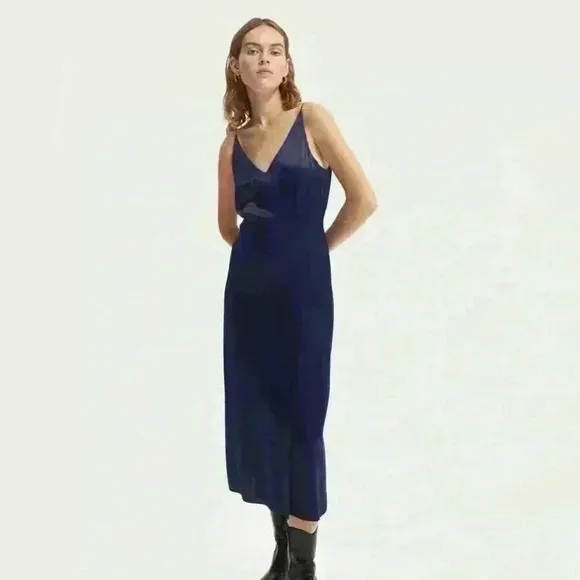 SCOTCH &amp; SODA Lustrous Slip Dress
