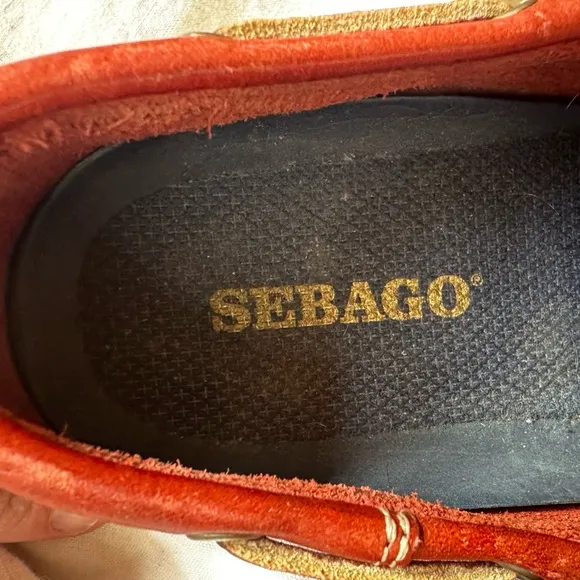 Sebago “Caravel Casual” Dark Red Boat Shoes Size 13M Excellent Condition!