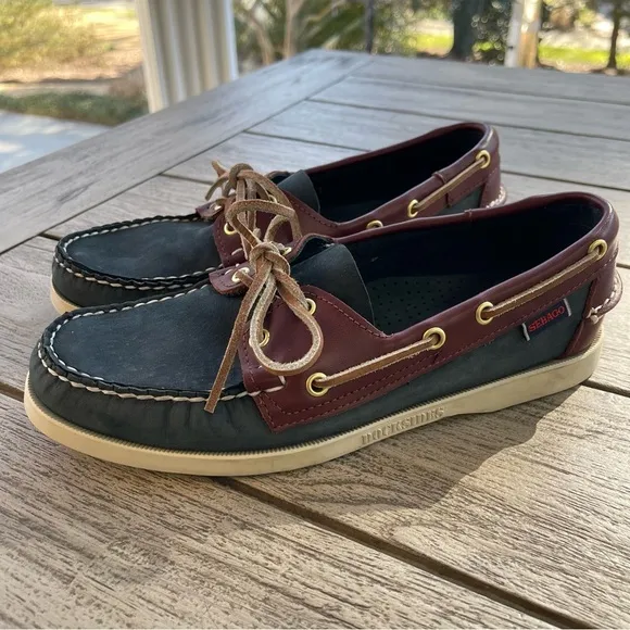 Sebago Docksiders Portland Spinnaker Boat Shoes Womens Size 9 Mens Size 7