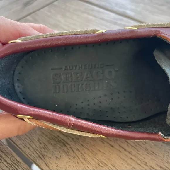 Sebago Docksiders Portland Spinnaker Boat Shoes Womens Size 9 Mens Size 7