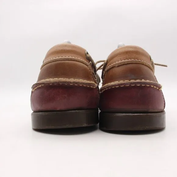 Sebago Docksides Loafer Men’s Size 10 M Slip On Boat Shoes Burgundy Leather