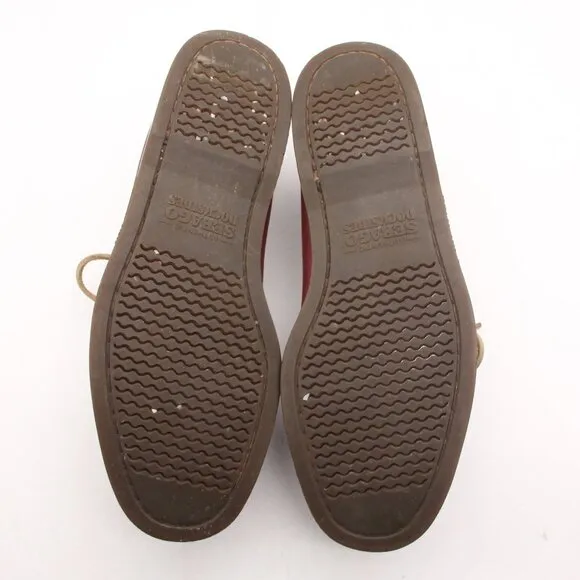 Sebago Docksides Loafer Men’s Size 10 M Slip On Boat Shoes Burgundy Leather