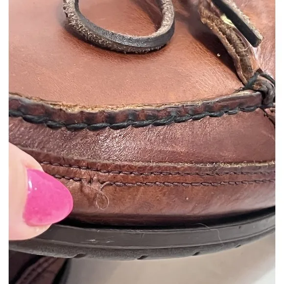 Sebago Docksides‎ Men's Size 15 WV Leather Boat Shoes Clean Minimal Wear