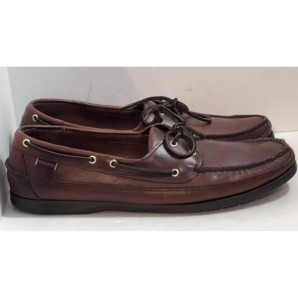 Sebago Docksides‎ Men's Size 15 WV Leather Boat Shoes Clean Minimal Wear
